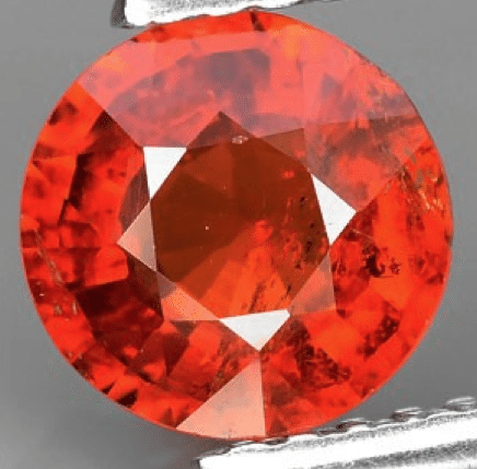 1.41 ct Natural orange Spessartite garnet loose gemstone